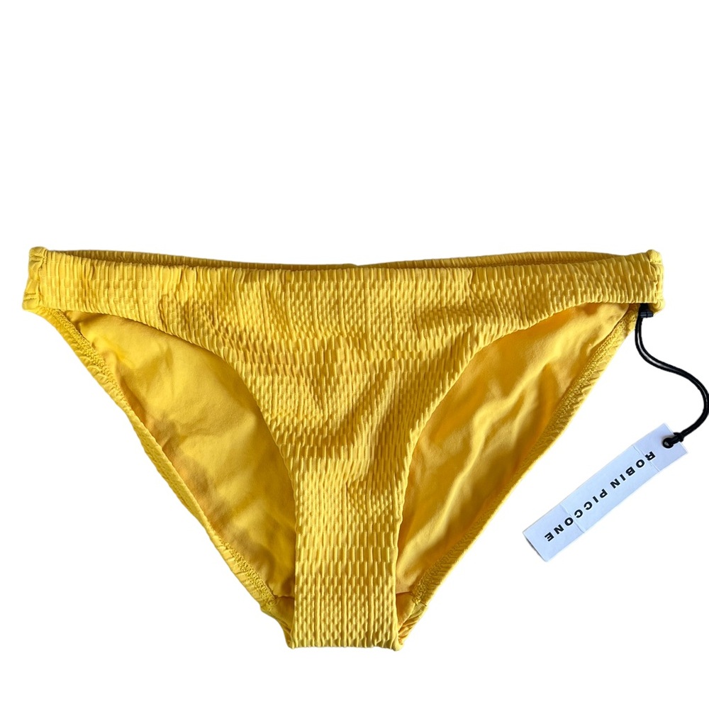 Robin Piccone Perla Yellow Bikini Bottom